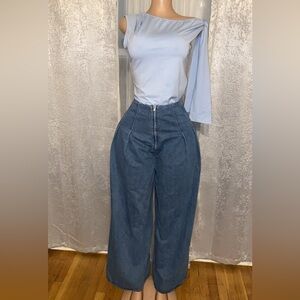Classic Blue High-Waisted Women's Jeans